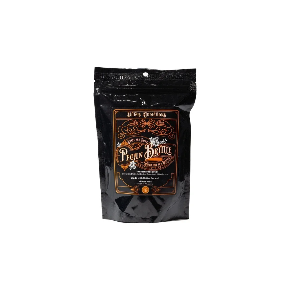 Oklahoma‎ #1 voted Pecan Brittle (8 oz) Buttery, Nutty,  Gluten Free